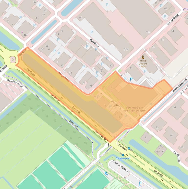 Kaart van postcodegebied 3991CN.