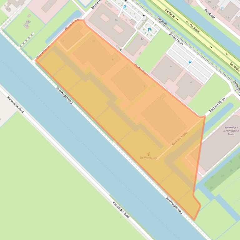 Kaart van postcodegebied 3991CZ.