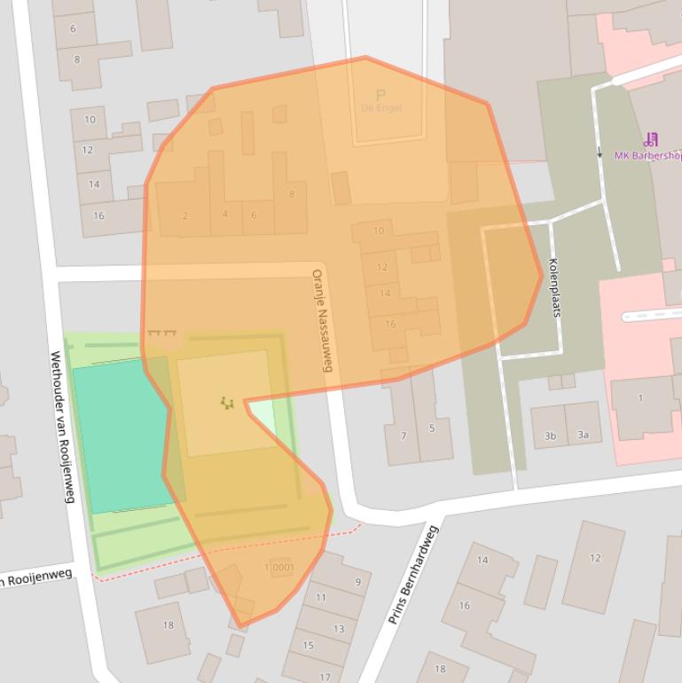 Kaart van postcodegebied 3991DG.