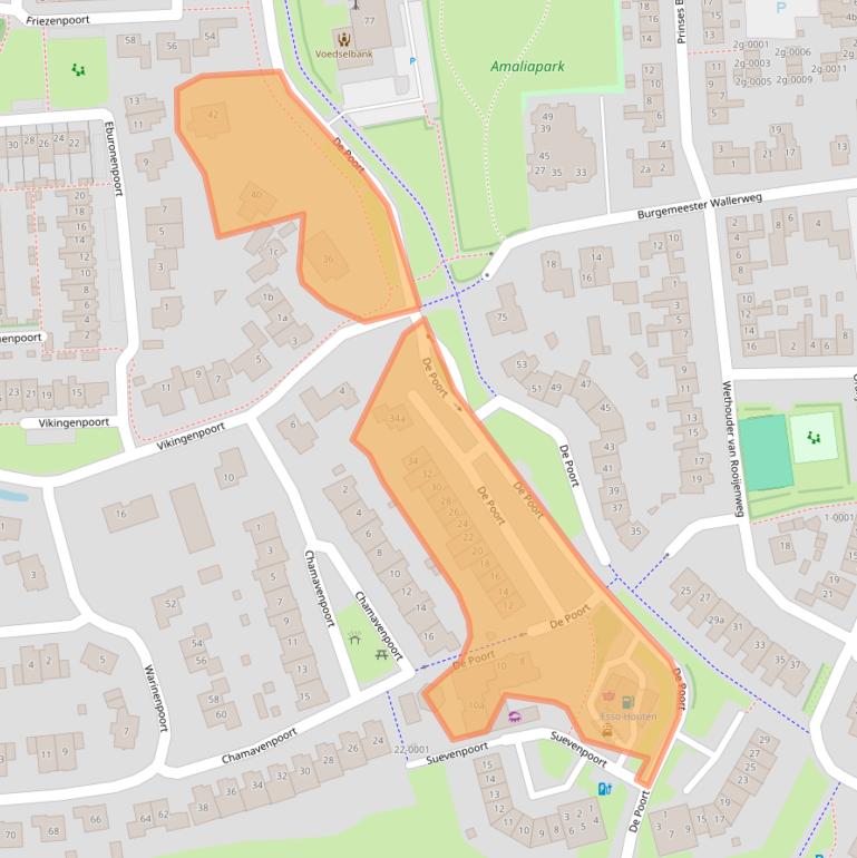 Kaart van postcodegebied 3991DV.