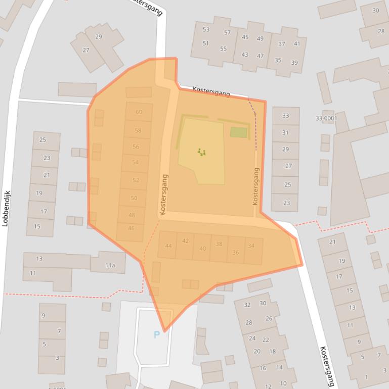 Kaart van postcodegebied 3991EH.