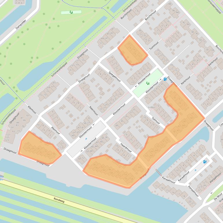 Kaart van postcodegebied 3991EP.