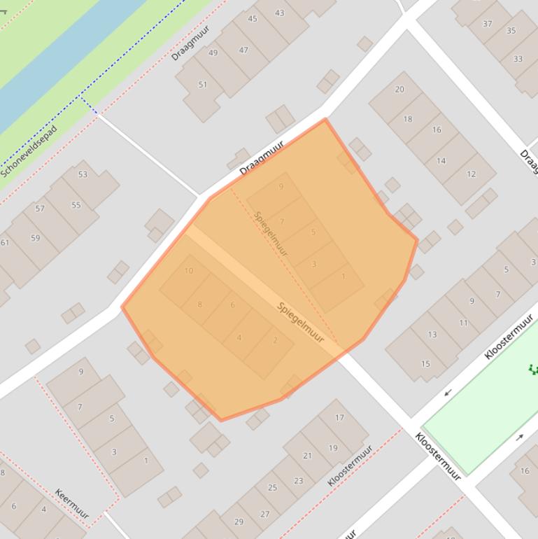 Kaart van postcodegebied 3991ER.