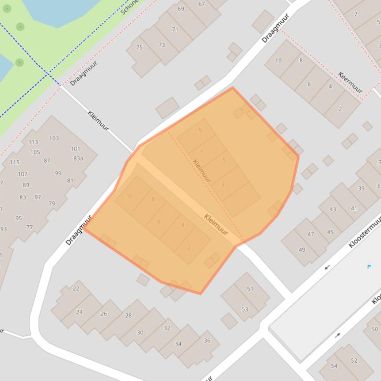 Kaart van postcodegebied 3991ET.