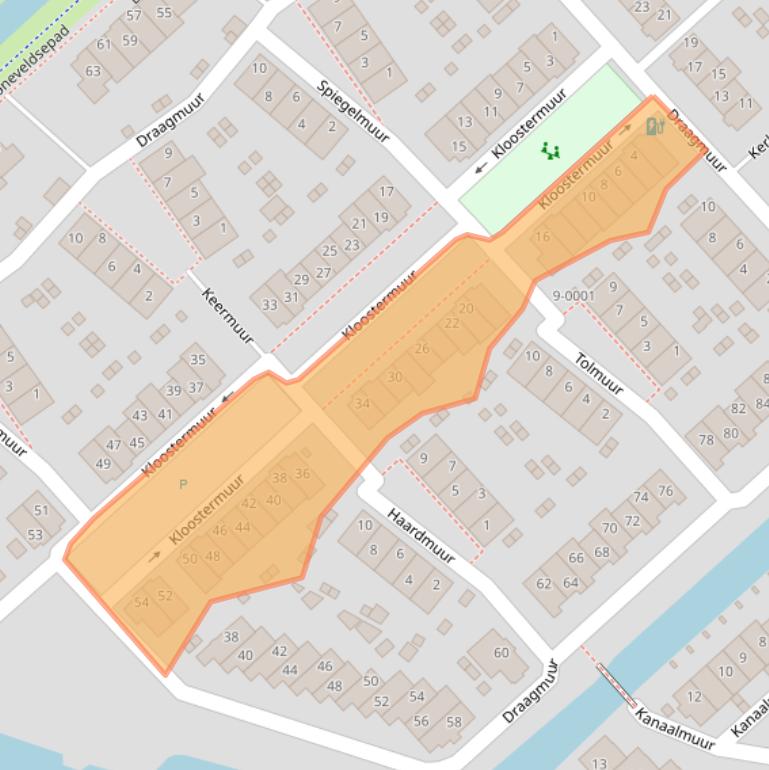 Kaart van postcodegebied 3991EW.