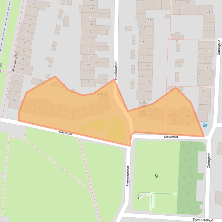 Kaart van postcodegebied 3991GD.