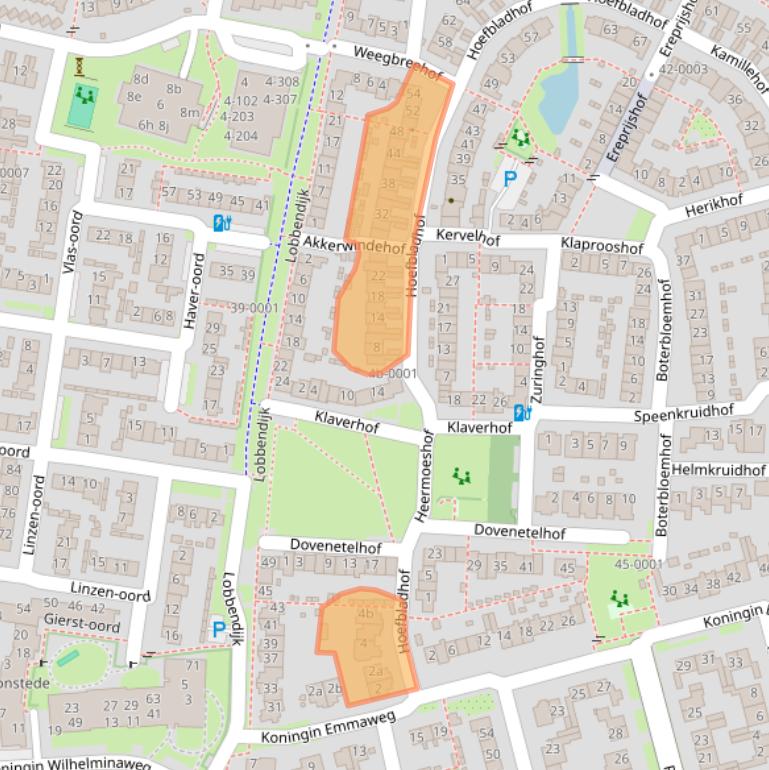 Kaart van postcodegebied 3991GH.