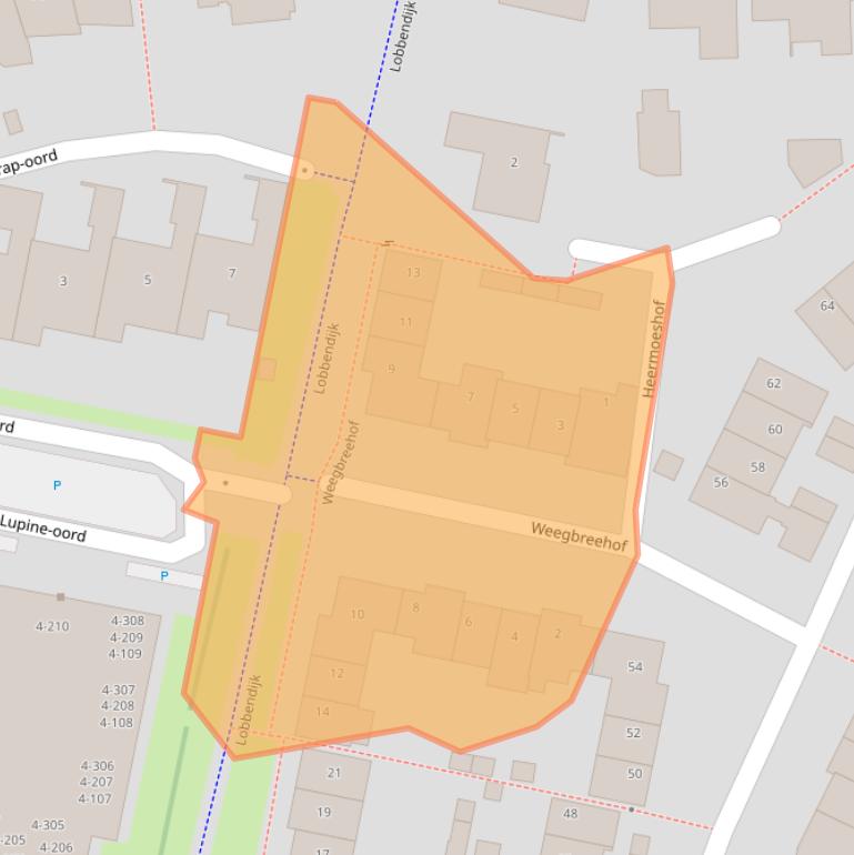 Kaart van postcodegebied 3991GL.