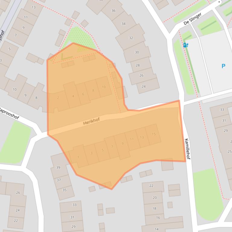 Kaart van postcodegebied 3991GT.