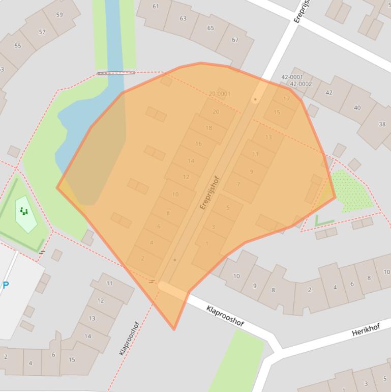 Kaart van postcodegebied 3991GV.