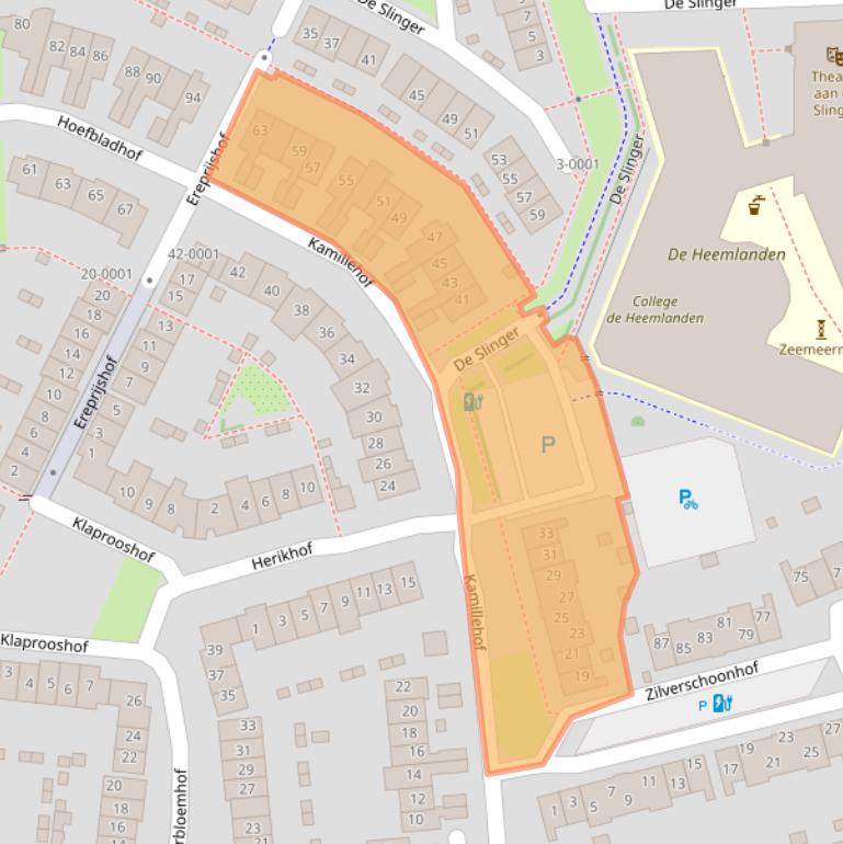 Kaart van postcodegebied 3991GX.