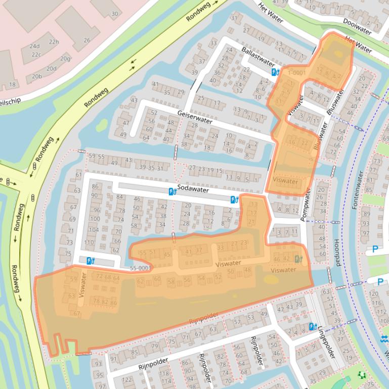 Kaart van postcodegebied 3991HE.
