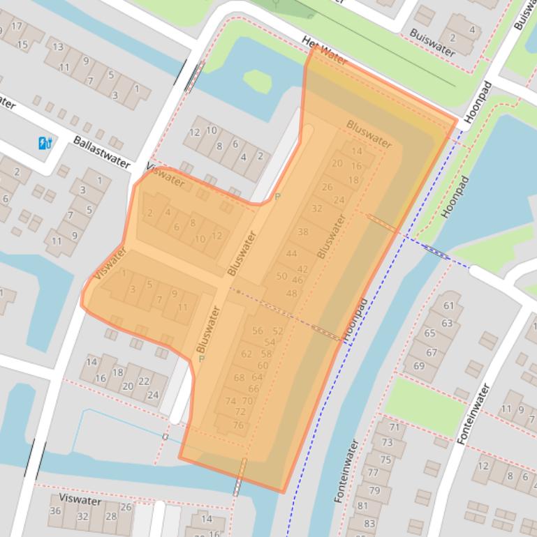 Kaart van postcodegebied 3991HG.