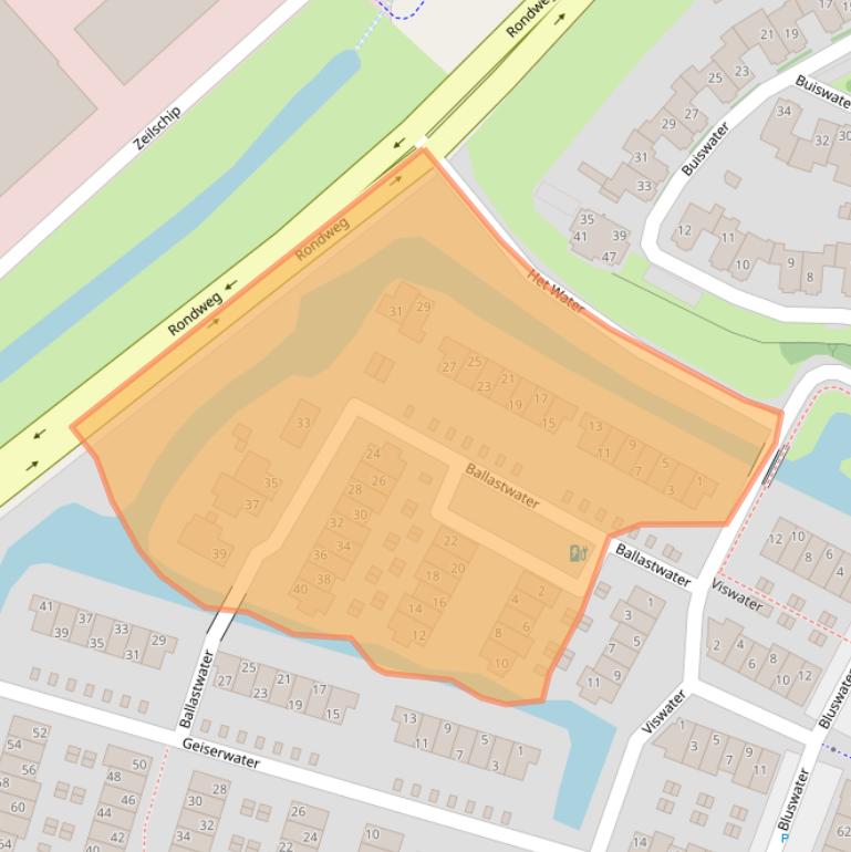 Kaart van postcodegebied 3991HL.