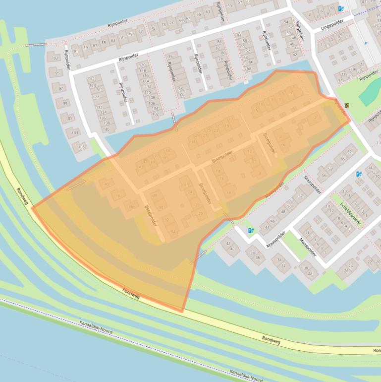 Kaart van postcodegebied 3991HS.