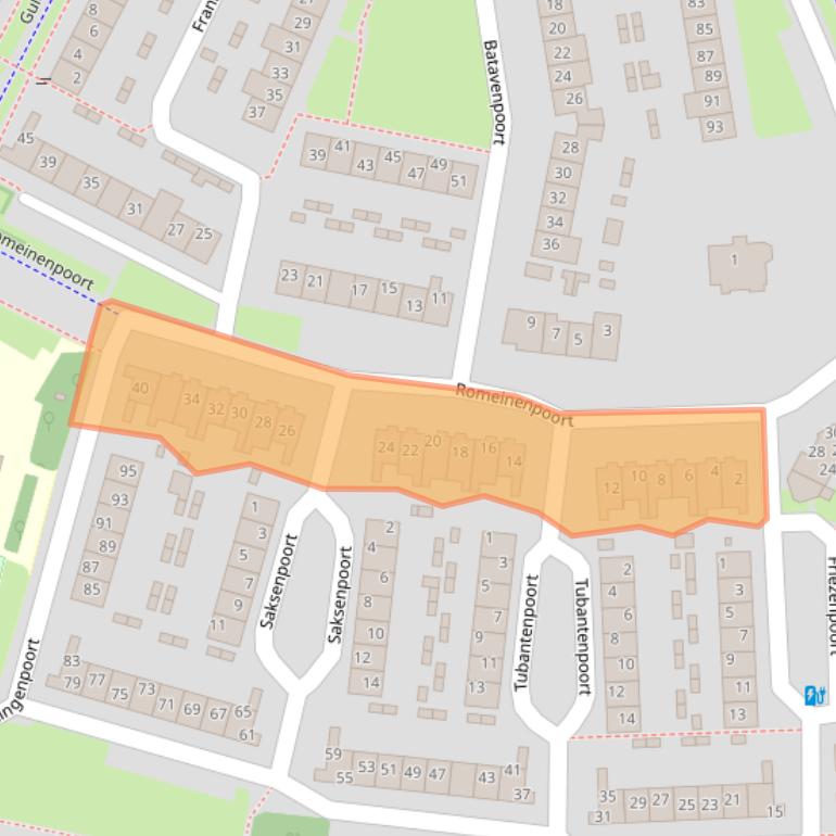 Kaart van postcodegebied 3991JG.