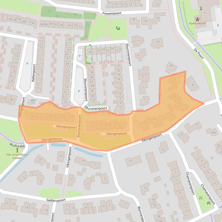 Kaart van postcodegebied 3991JP.