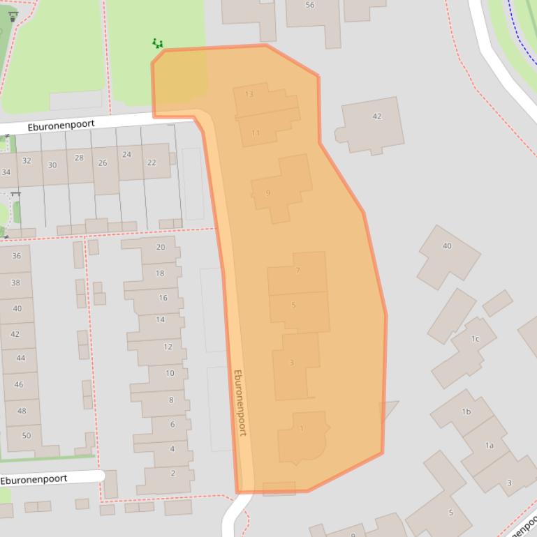 Kaart van postcodegebied 3991JT.