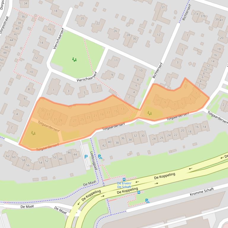 Kaart van postcodegebied 3991KB.