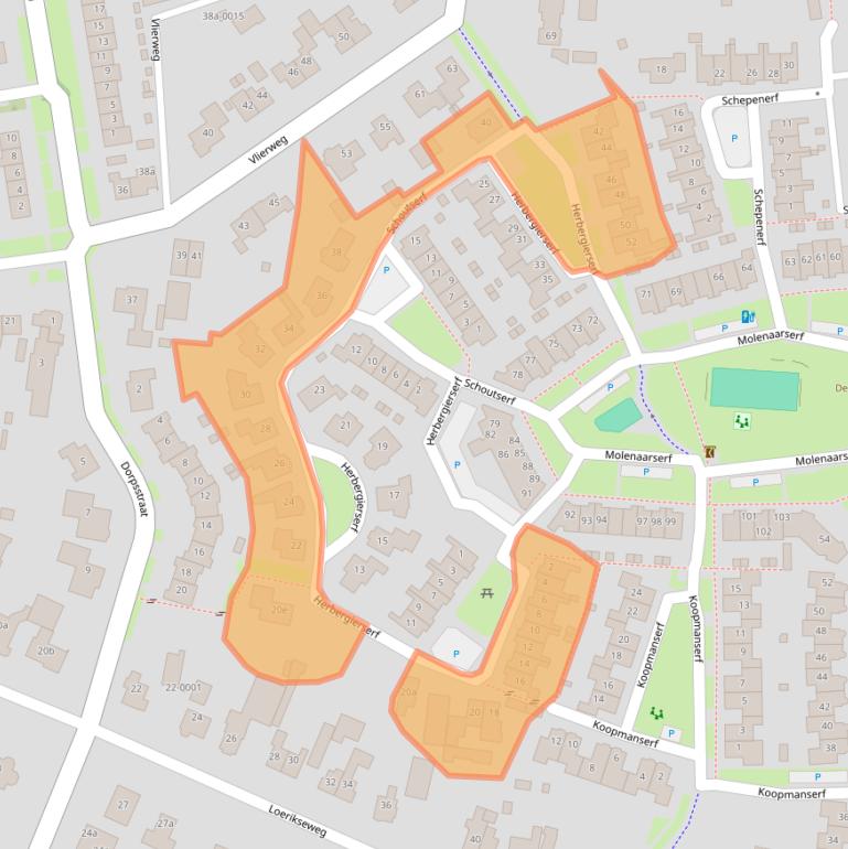 Kaart van postcodegebied 3991KJ.