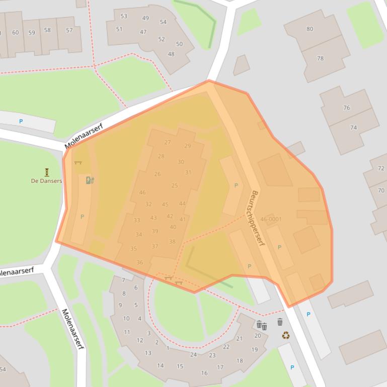 Kaart van postcodegebied 3991KP.