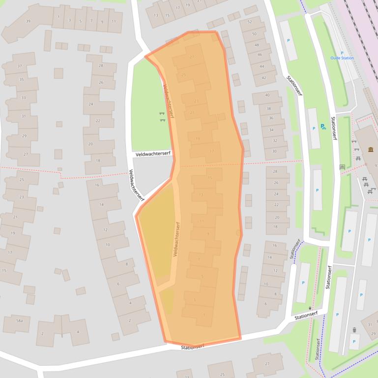 Kaart van postcodegebied 3991KV.