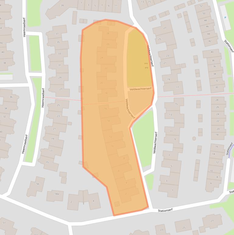 Kaart van postcodegebied 3991KW.