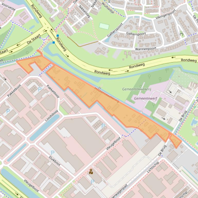 Kaart van postcodegebied 3991LJ.