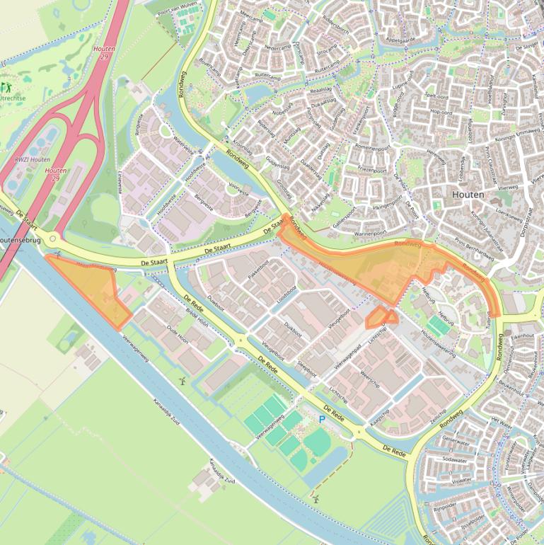 Kaart van postcodegebied 3991LN.