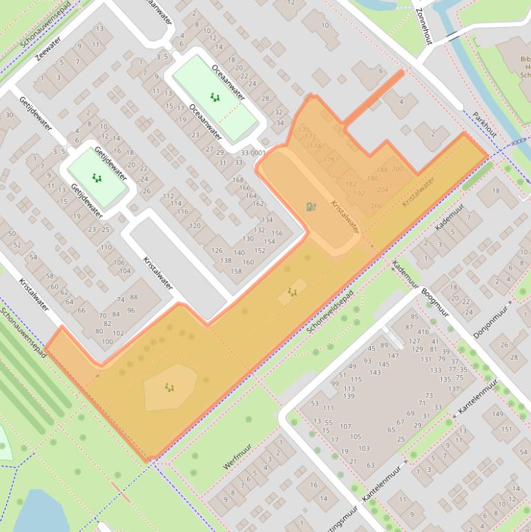 Kaart van postcodegebied 3991LV.