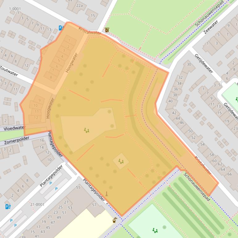 Kaart van postcodegebied 3991MH.