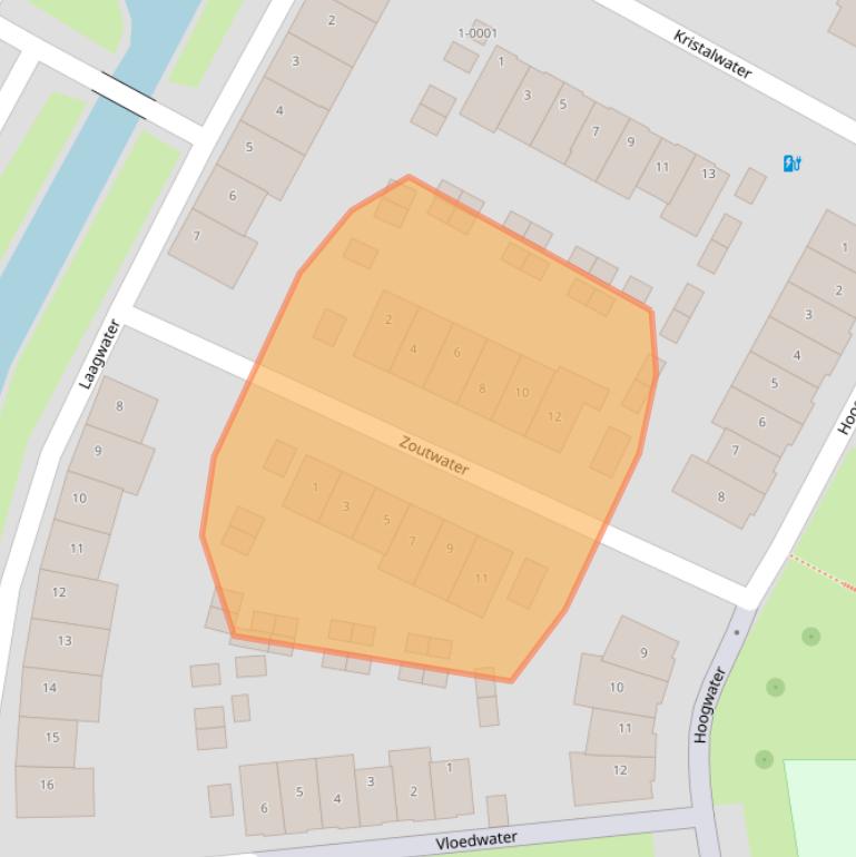 Kaart van postcodegebied 3991MJ.