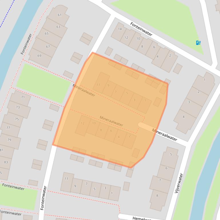 Kaart van postcodegebied 3991MN.