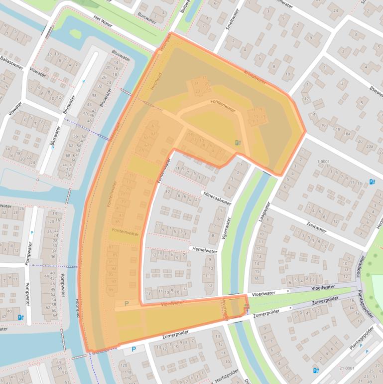 Kaart van postcodegebied 3991MS.