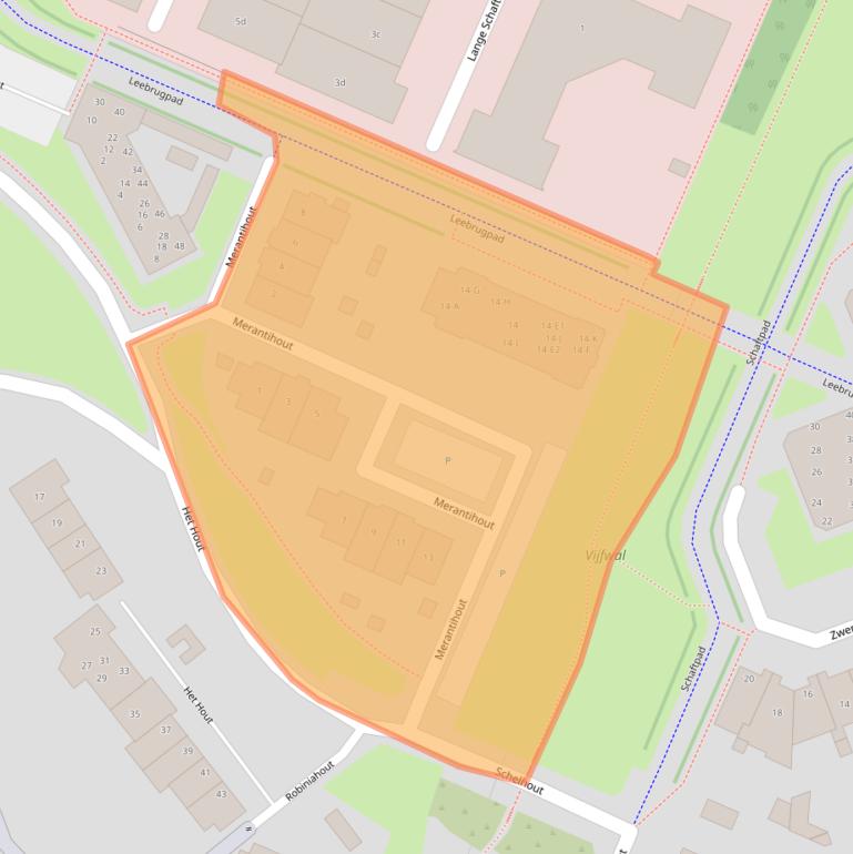 Kaart van postcodegebied 3991MW.