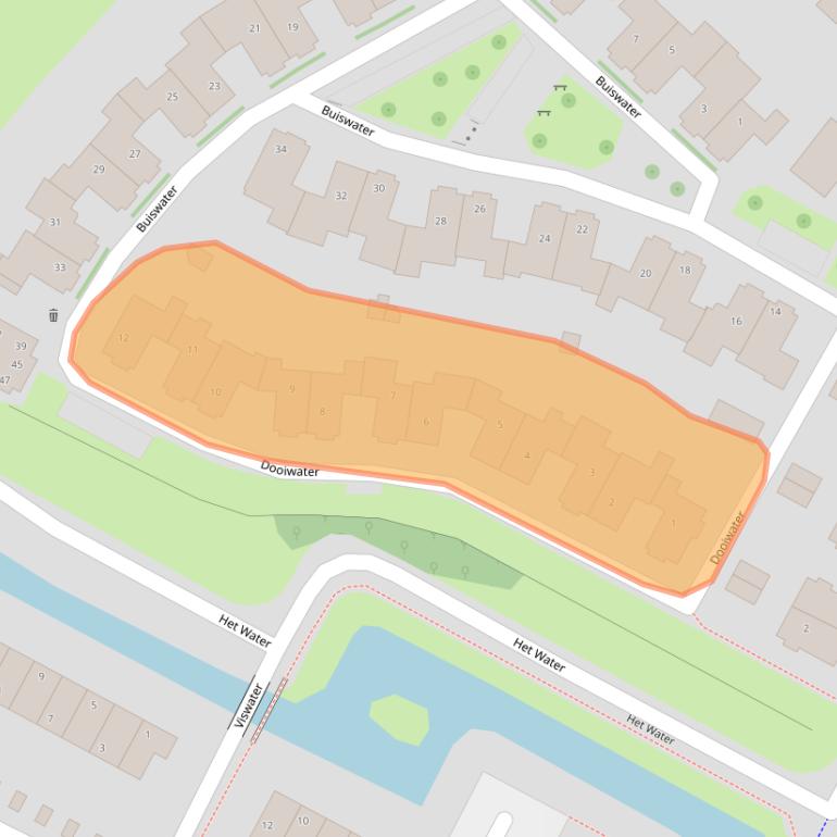 Kaart van postcodegebied 3991NA.