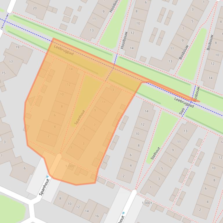 Kaart van postcodegebied 3991PE.