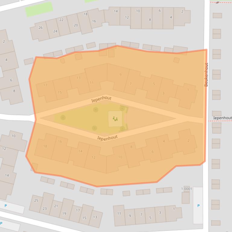Kaart van postcodegebied 3991PR.