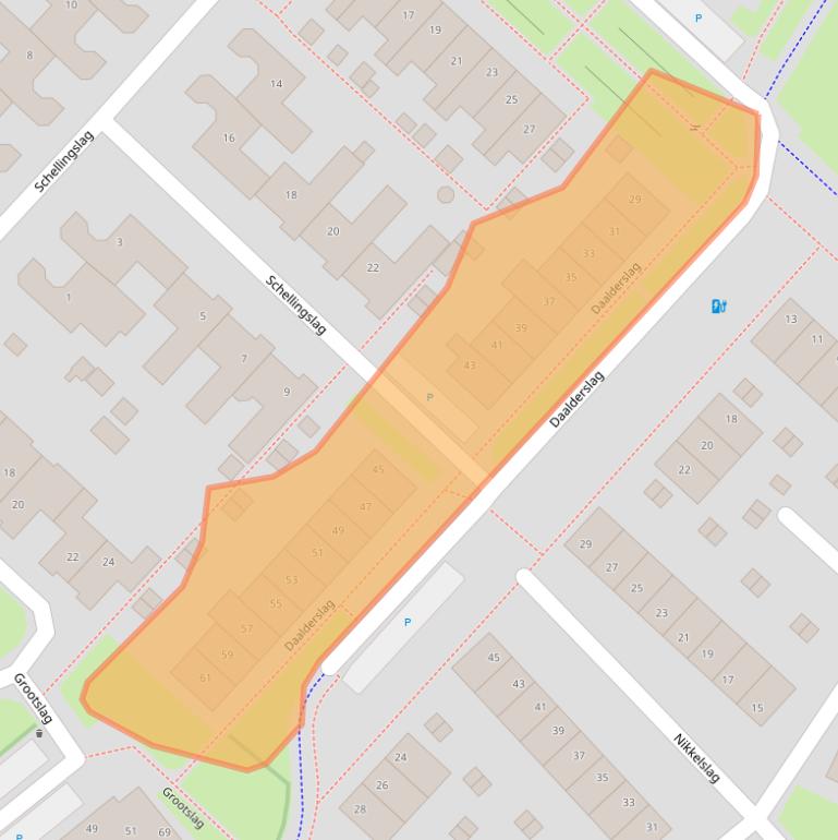 Kaart van postcodegebied 3991RE.