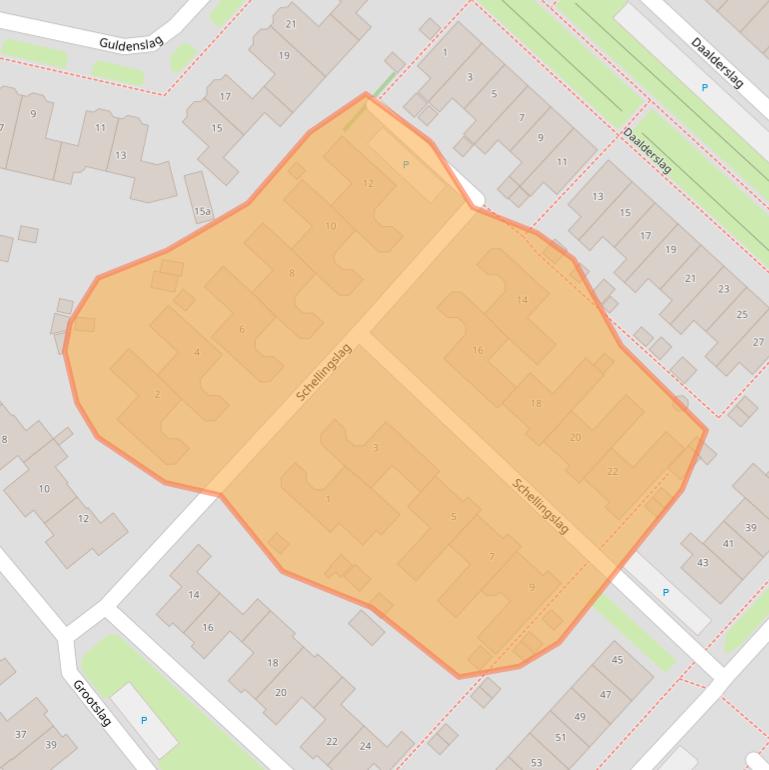 Kaart van postcodegebied 3991RH.