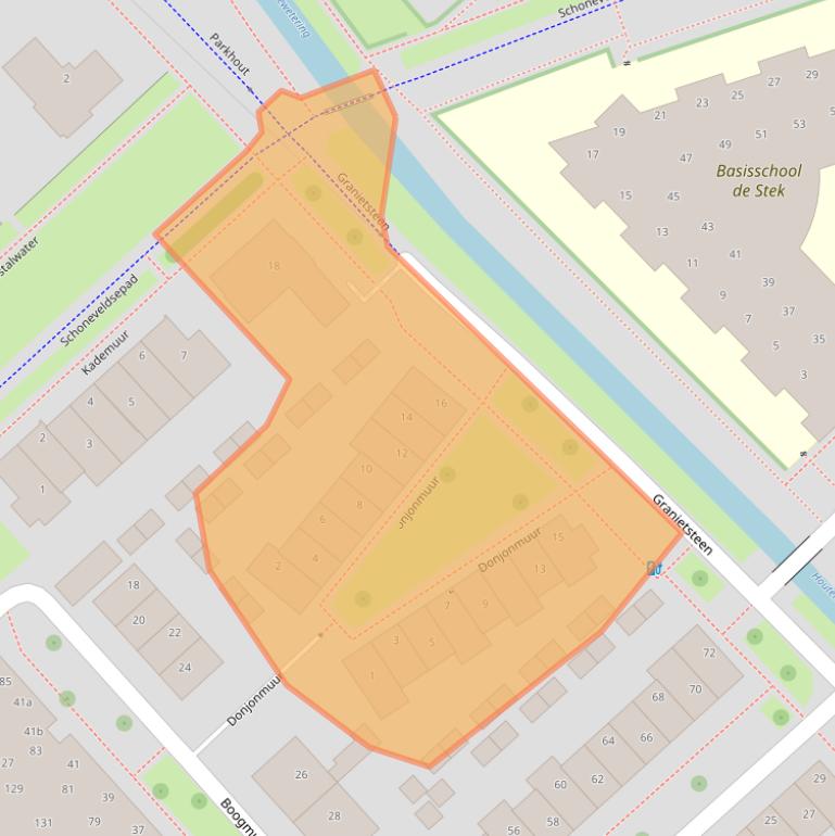 Kaart van postcodegebied 3991RN.