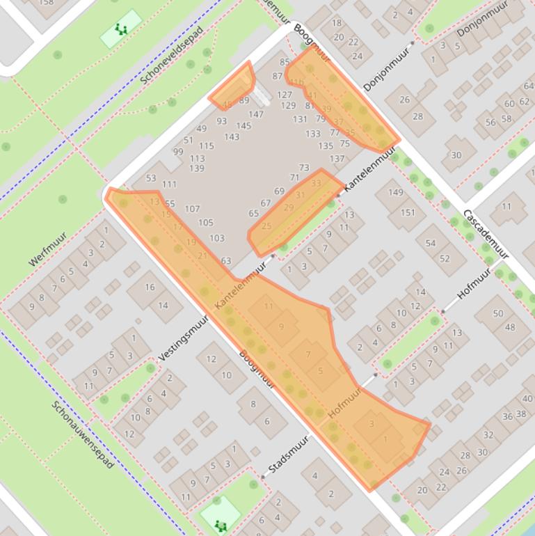 Kaart van postcodegebied 3991RP.