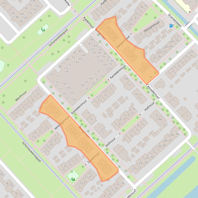 Kaart van postcodegebied 3991RS.