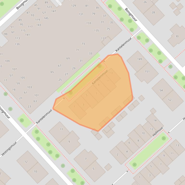 Kaart van postcodegebied 3991RT.