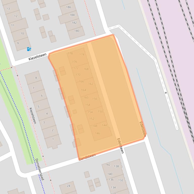 Kaart van postcodegebied 3991ST.