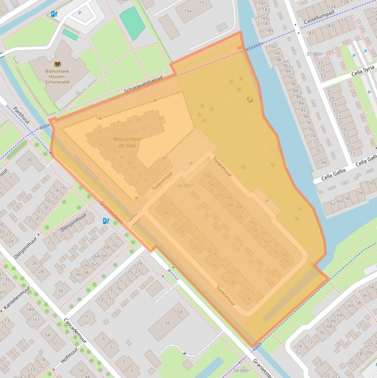 Kaart van postcodegebied 3991SW.