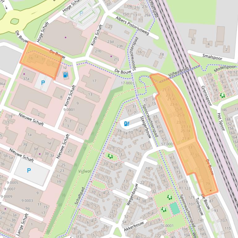 Kaart van postcodegebied 3991SX.