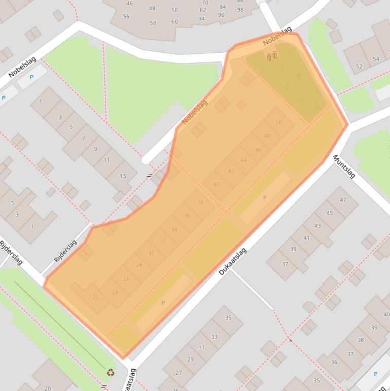 Kaart van postcodegebied 3991TD.