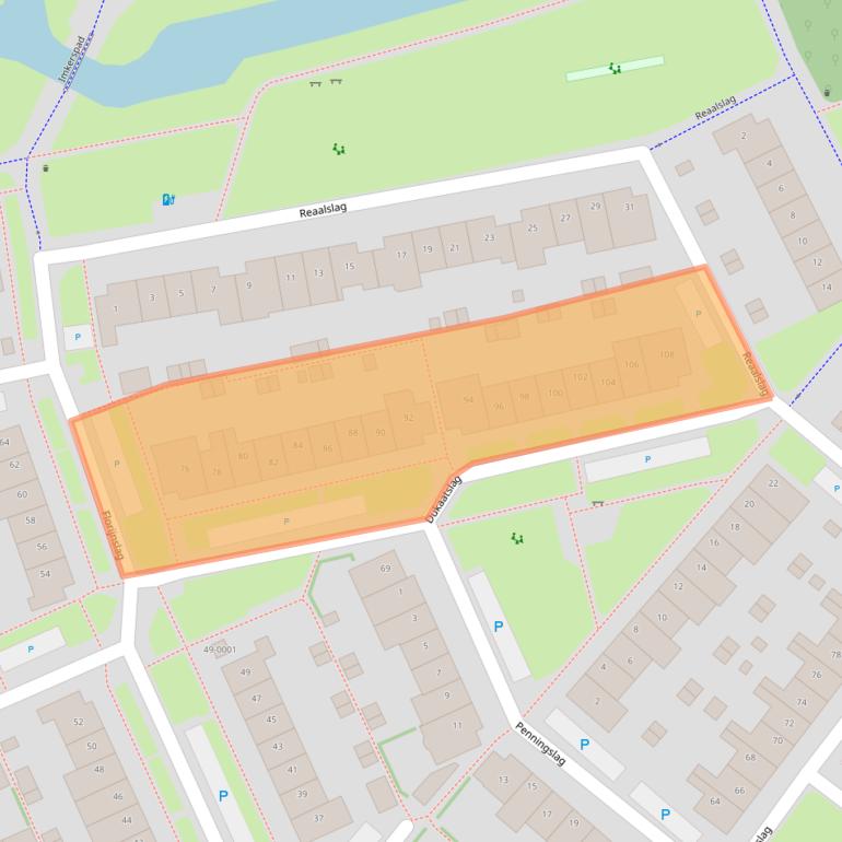 Kaart van postcodegebied 3991TG.