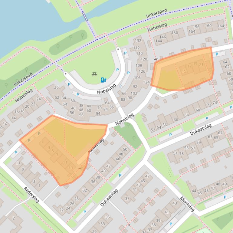 Kaart van postcodegebied 3991TK.